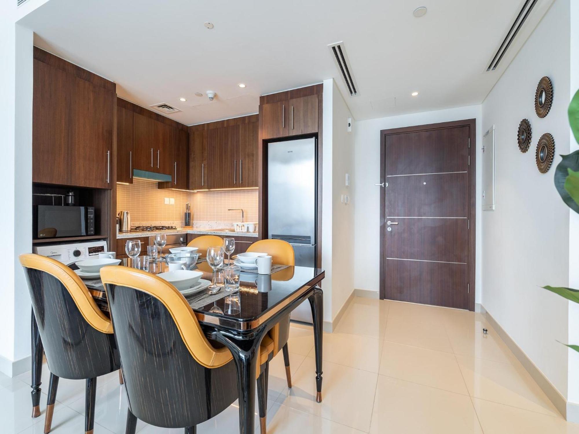 Luxurious Stylish Apartments Across Dubai Mall Burj Khalifa City Views المظهر الخارجي الصورة