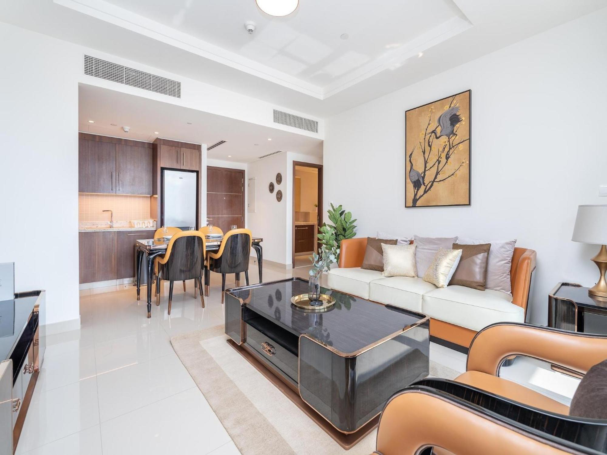 Luxurious Stylish Apartments Across Dubai Mall Burj Khalifa City Views المظهر الخارجي الصورة