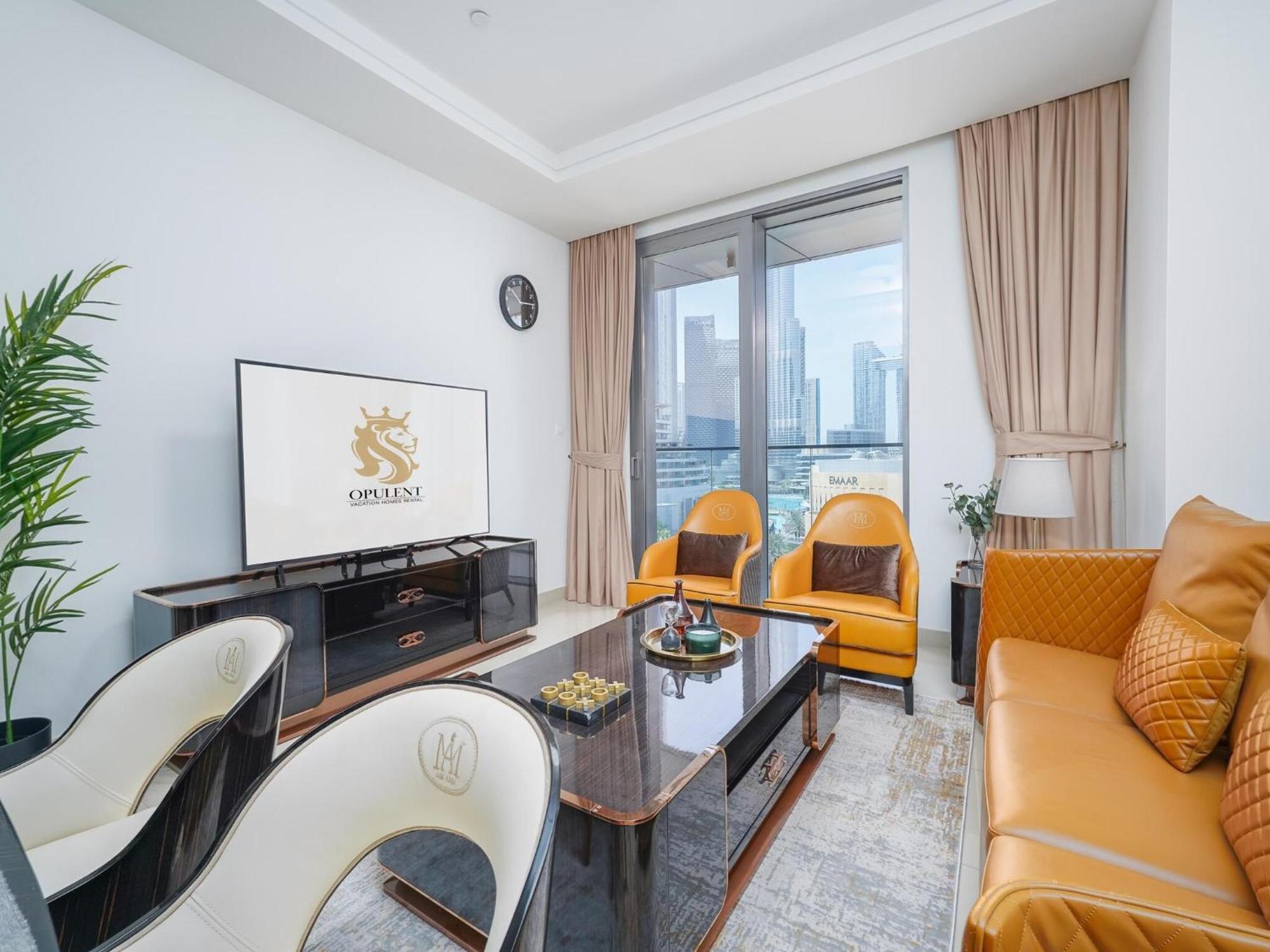 Luxurious Stylish Apartments Across Dubai Mall Burj Khalifa City Views المظهر الخارجي الصورة