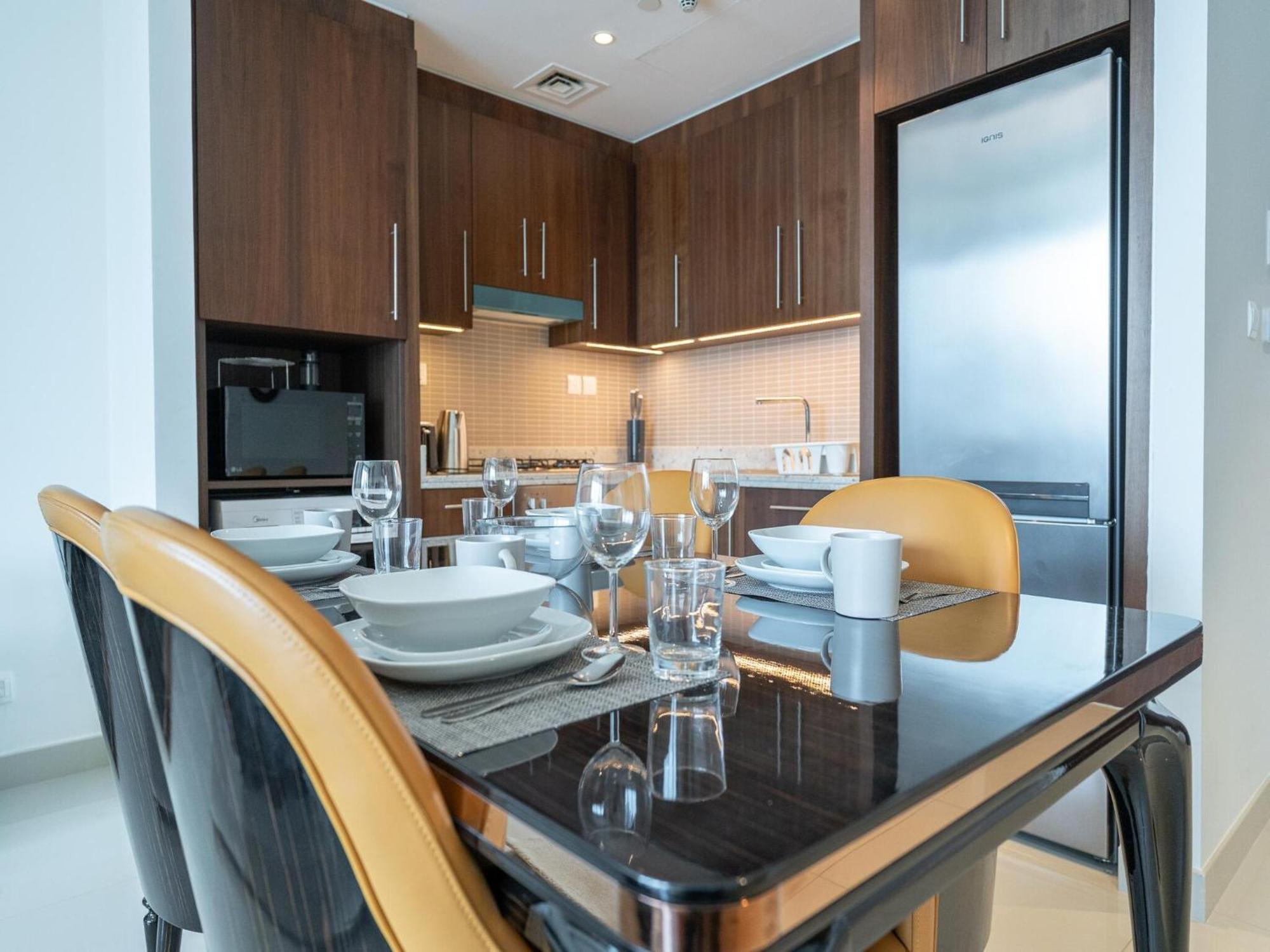 Luxurious Stylish Apartments Across Dubai Mall Burj Khalifa City Views المظهر الخارجي الصورة